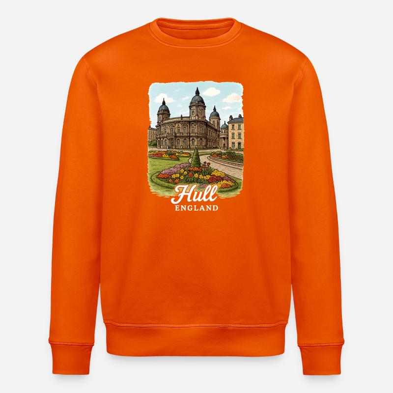Hull, Angleterre - Sweat bio ROLLER Stanley/Stella Unisexe - orange profond