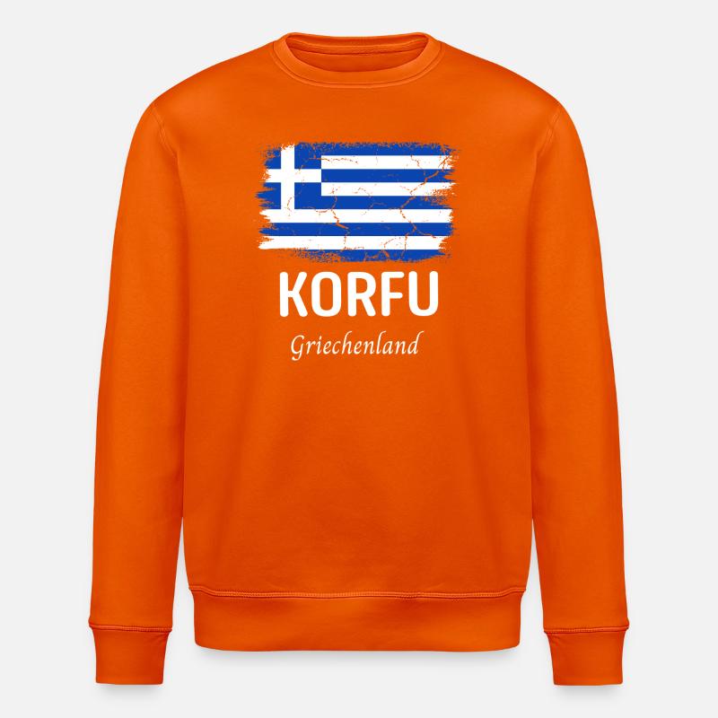 Korfu - Stanley/Stella Unisex Bio-Sweatshirt ROLLER - Tieforange
