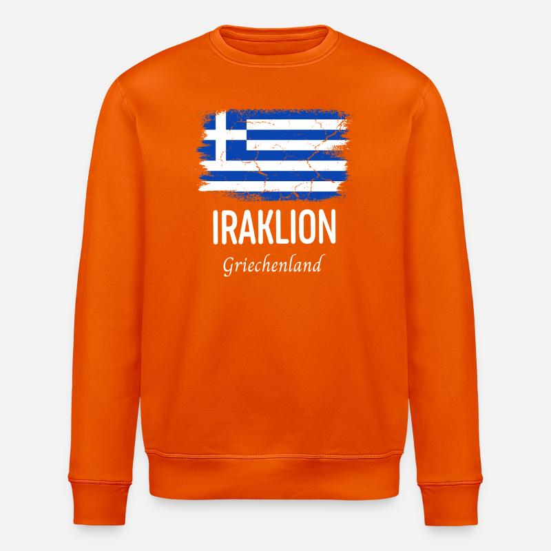 Iraklion - Stanley/Stella Unisex Bio-Sweatshirt ROLLER - Tieforange