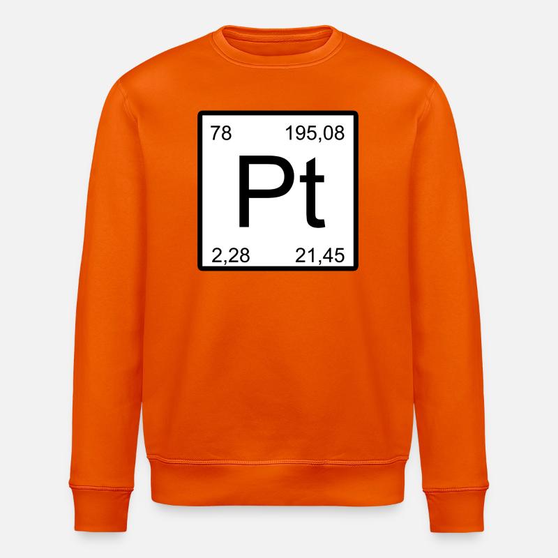Platinum Pt Element Typog - Sweat bio ROLLER Stanley/Stella Unisexe - orange profond