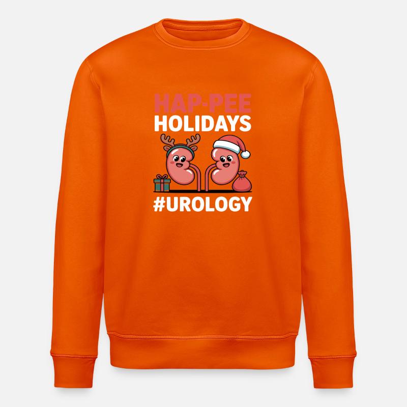 Urologie Infirmière Néphrologie Urologue Soins infirmiers - Sweat bio ROLLER Stanley/Stella Unisexe - orange profond