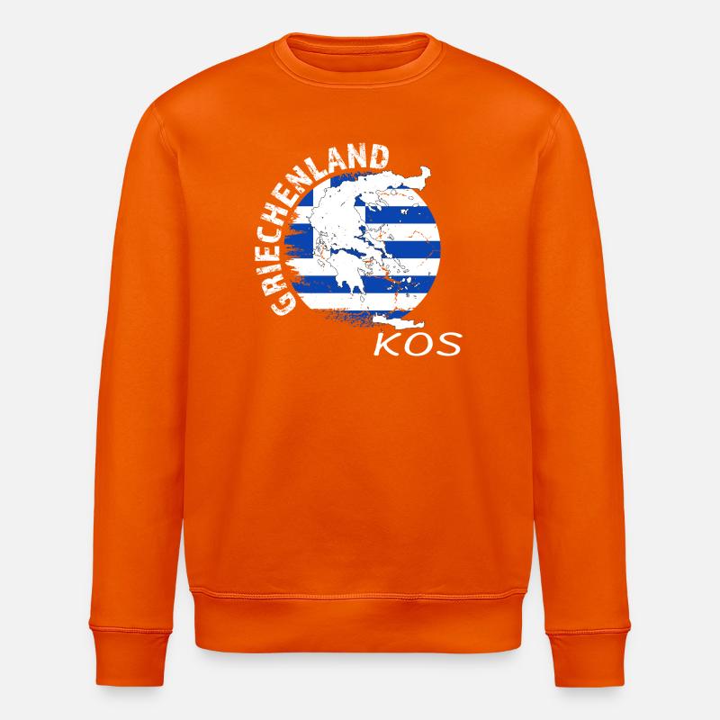 Kos - Stanley/Stella Unisex Bio-Sweatshirt ROLLER - Tieforange
