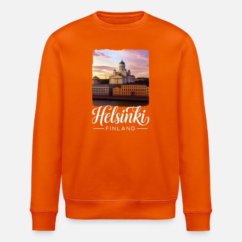 Helsinki Finland - Stanley/Stella Unisex Bio-Sweatshirt ROLLER - Tieforange