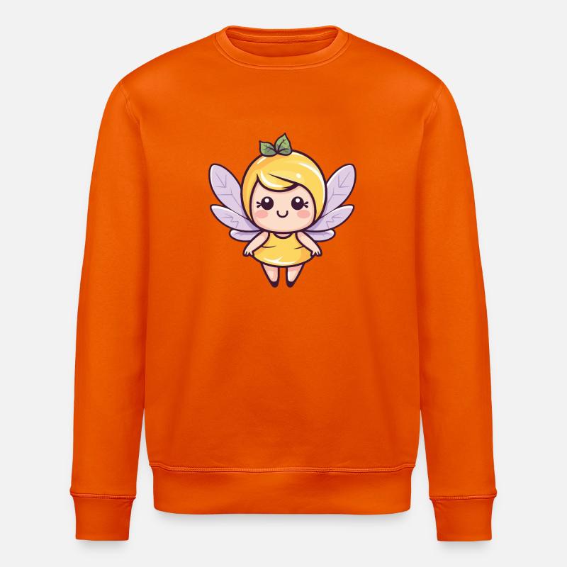 Fee Niedlich Märchen - Stanley/Stella Unisex Bio-Sweatshirt ROLLER - Tieforange