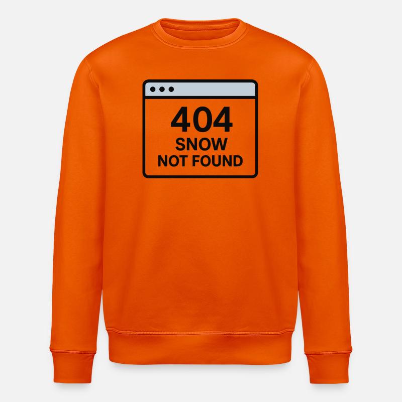404 Neige non trouvée - Sweat bio ROLLER Stanley/Stella Unisexe - orange profond