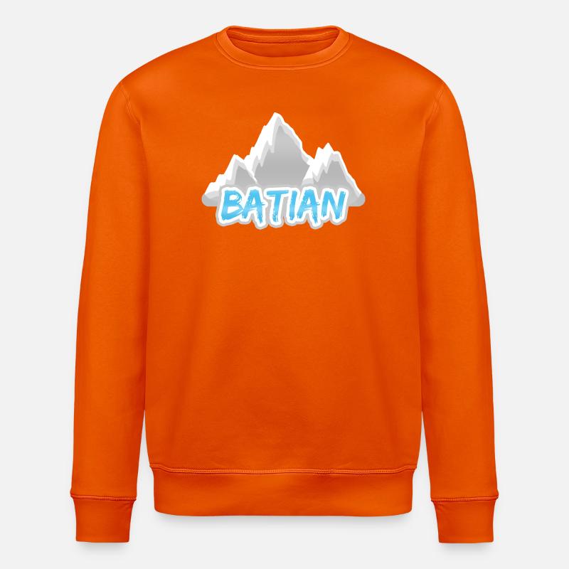 Batian - Stanley/Stella ROLLER Unisex Organic Sweatshirt - bright orange