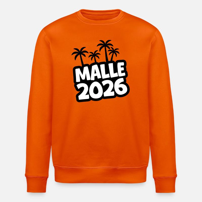 Malle 2026 - Stanley/Stella Unisex Bio-Sweatshirt ROLLER - Tieforange