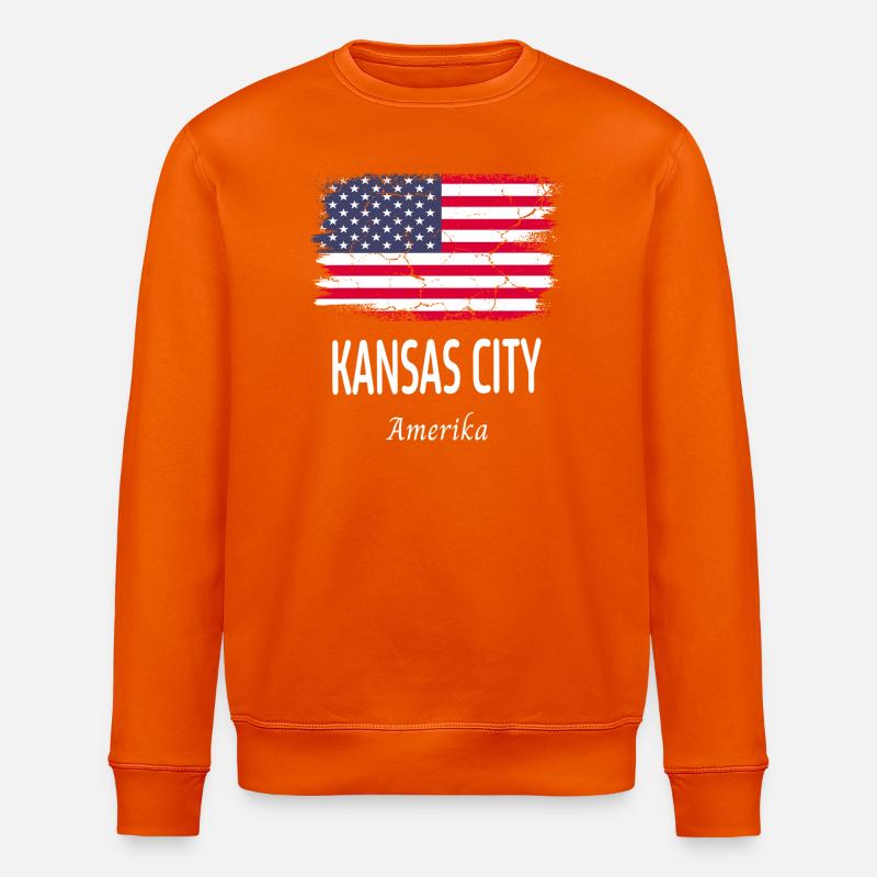 Kansas City - Stanley/Stella Unisex Bio-Sweatshirt ROLLER - Tieforange