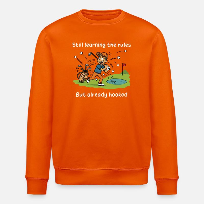 Golf - Style learning - Stanley/Stella ROLLER Unisex Organic Sweatshirt - bright orange
