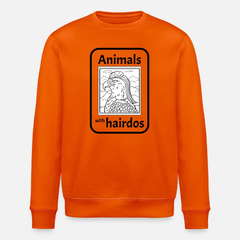 Aigle avec une coupe mulet - Sweat bio ROLLER Stanley/Stella Unisexe - orange profond