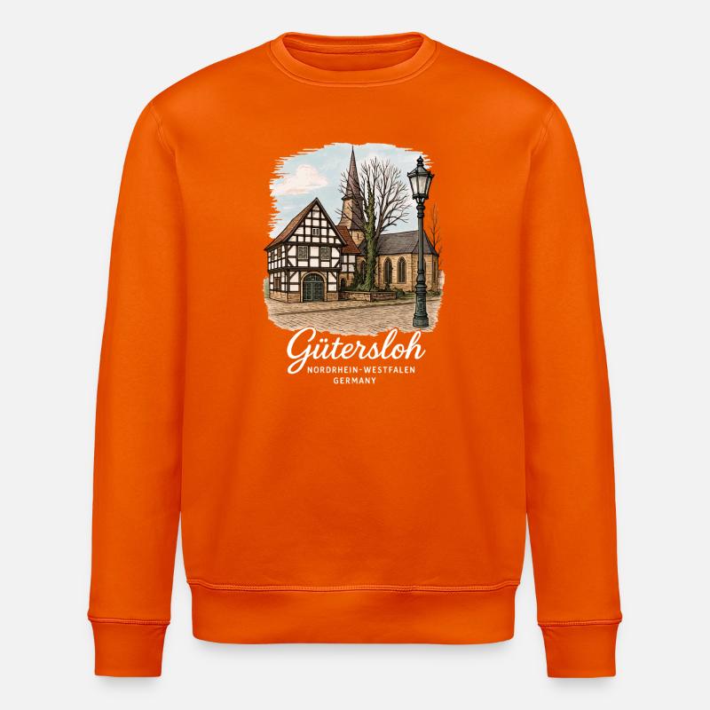 Gütersloh - Stanley/Stella Unisex Bio-Sweatshirt ROLLER - Tieforange