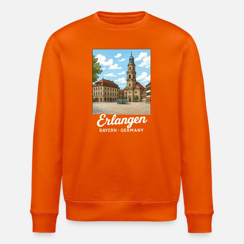 Erlangen - Stanley/Stella Unisex Bio-Sweatshirt ROLLER - Tieforange