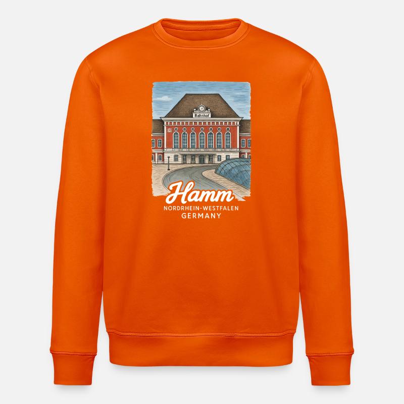 Hamm - Sweat bio ROLLER Stanley/Stella Unisexe - orange profond