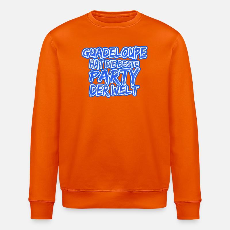 Guadeloupe Guadeloupe - Stanley/Stella ROLLER Unisex Organic Sweatshirt - bright orange