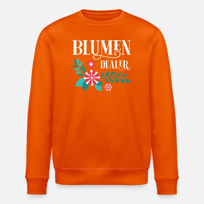 Gärtner Spruch Gärtnerei Hobbygärtner Kleingärtner - Stanley/Stella Unisex Bio-Sweatshirt ROLLER - Tieforange