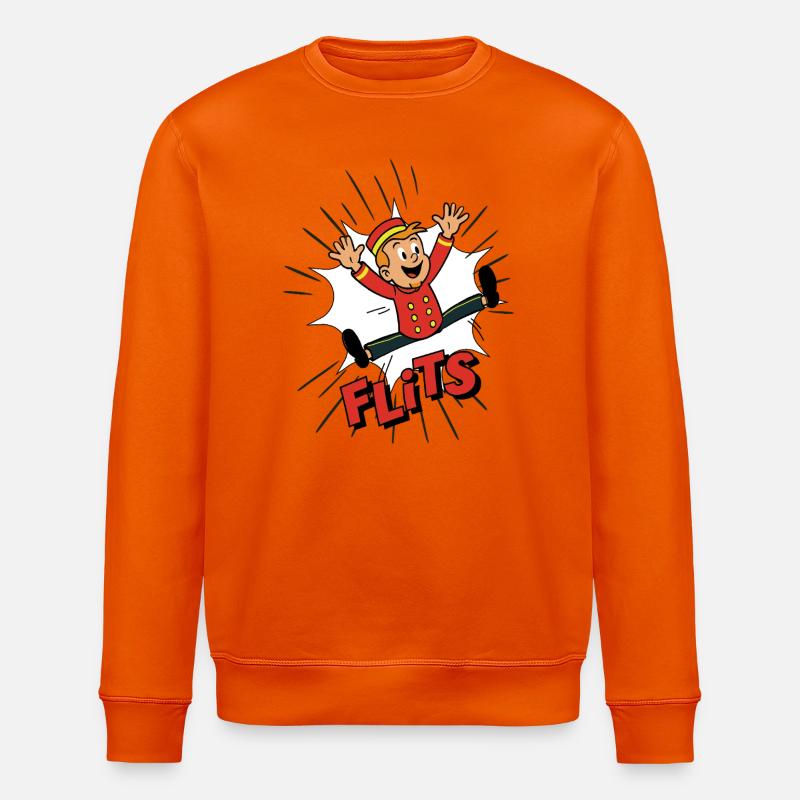 Franky in a Flash - Sweat bio ROLLER Stanley/Stella Unisexe - orange profond