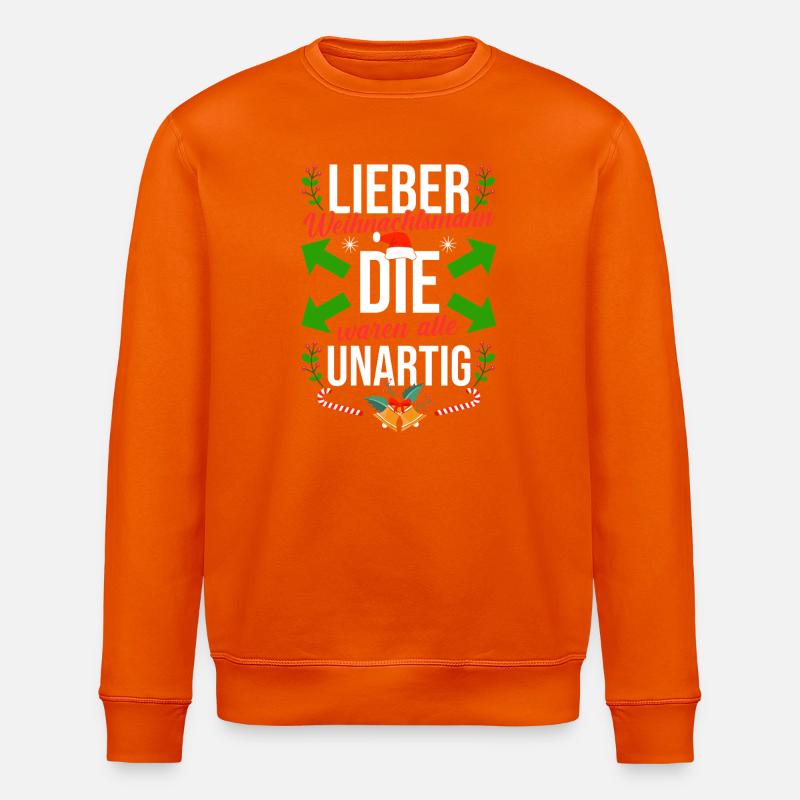 Bogenschütze Bogensport Bogenschießen - Stanley/Stella Unisex Bio-Sweatshirt ROLLER - Tieforange