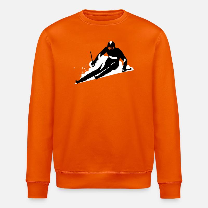 Ski - Sweat bio ROLLER Stanley/Stella Unisexe - orange profond