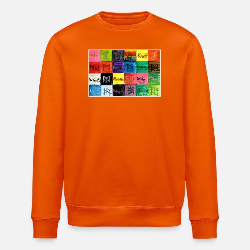 Runensegen_A5 - Sweat bio ROLLER Stanley/Stella Unisexe - orange profond