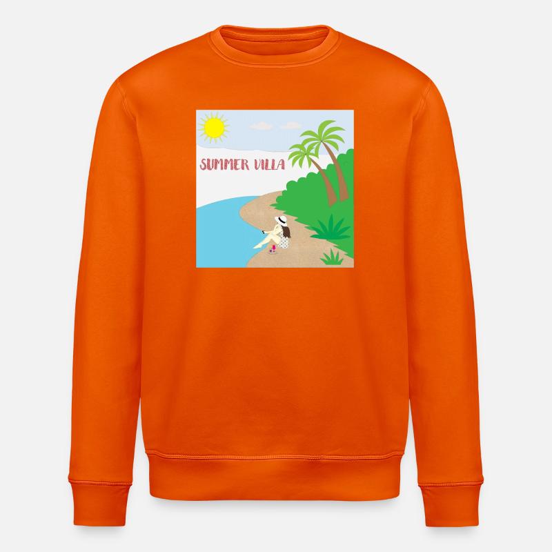 Sommervilla - Stanley/Stella Unisex Bio-Sweatshirt ROLLER - Tieforange