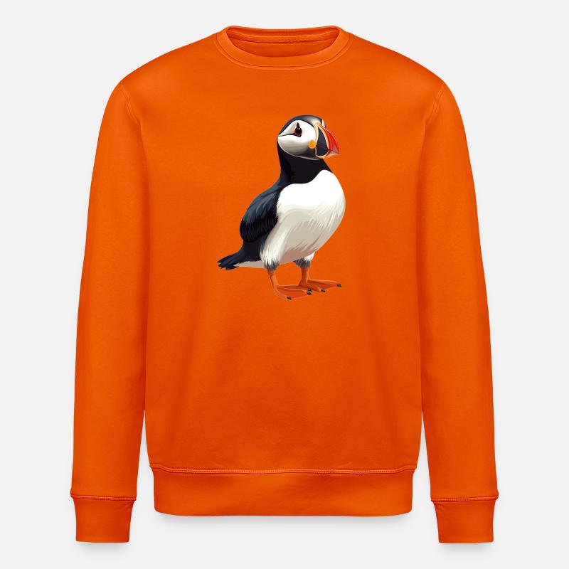 Macareux Papageientaucher - Sweat bio ROLLER Stanley/Stella Unisexe - orange profond