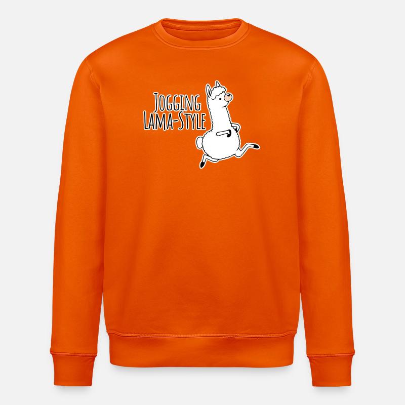 Jogging - style lama ! Idiot mais rapide ! - Sweat bio ROLLER Stanley/Stella Unisexe - orange profond