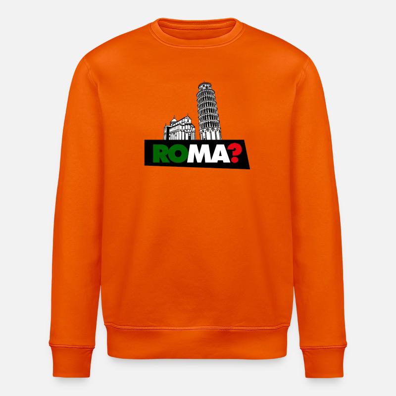 Rom? - Stanley/Stella Unisex Bio-Sweatshirt ROLLER - Tieforange