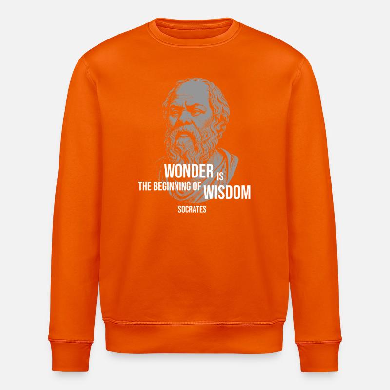 Citation de Socrate Wonder Tee - Sweat bio ROLLER Stanley/Stella Unisexe - orange profond
