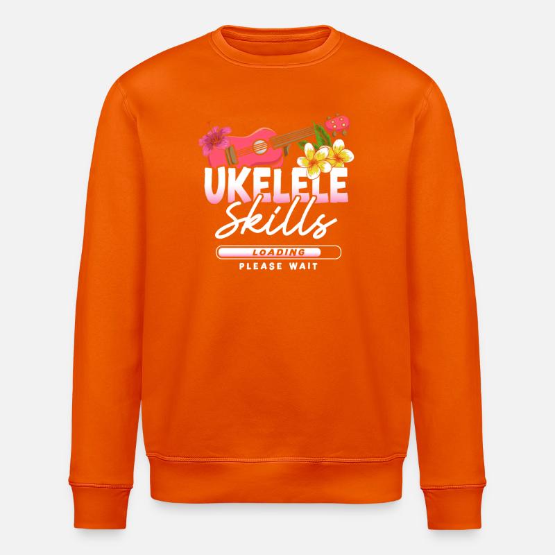 Ukulélé hawaïen ukélé ukulélé - Sweat bio ROLLER Stanley/Stella Unisexe - orange profond
