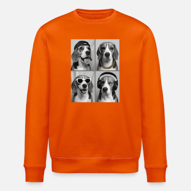 Beagle - Stanley/Stella Unisex Bio-Sweatshirt ROLLER - Tieforange