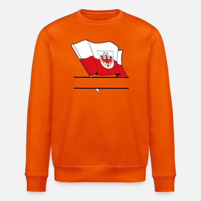 Drapeau du Tirol – Espace de noms - Sweat bio ROLLER Stanley/Stella Unisexe - orange profond