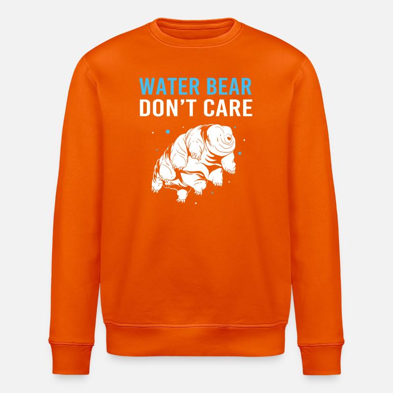 Tardigrade Ours d’eau tardigrade Tardigrade - Sweat bio ROLLER Stanley/Stella Unisexe - orange profond