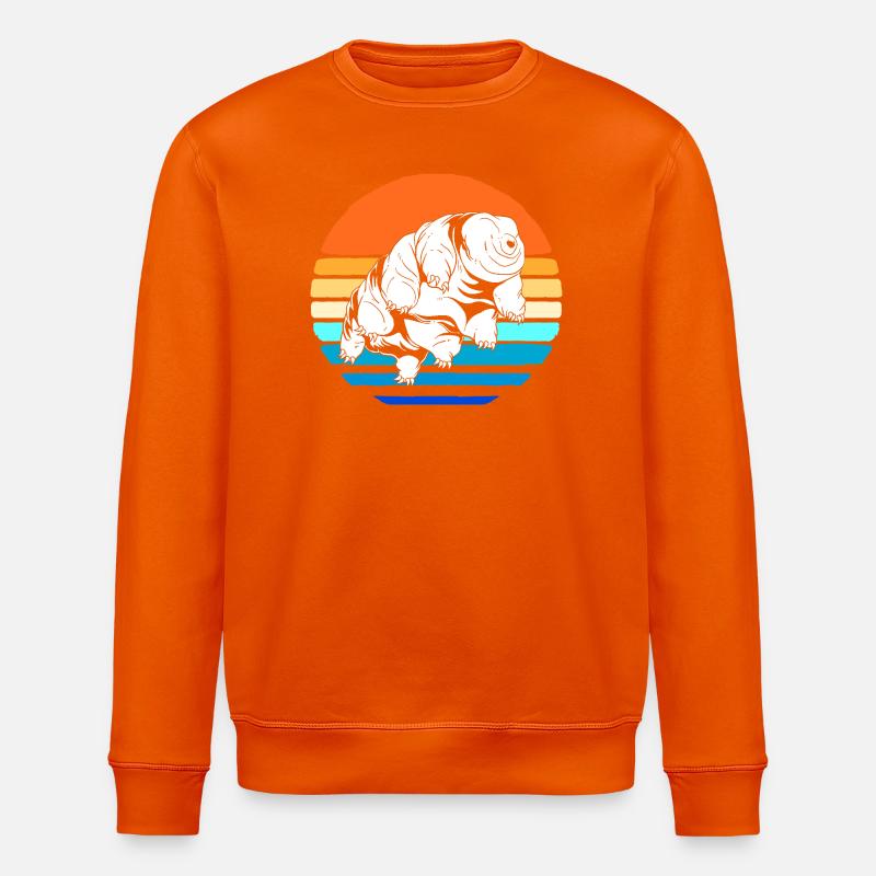 Tardigrade Tardigrades Bärtierchen Wasserbär - Stanley/Stella Unisex Bio-Sweatshirt ROLLER - Tieforange