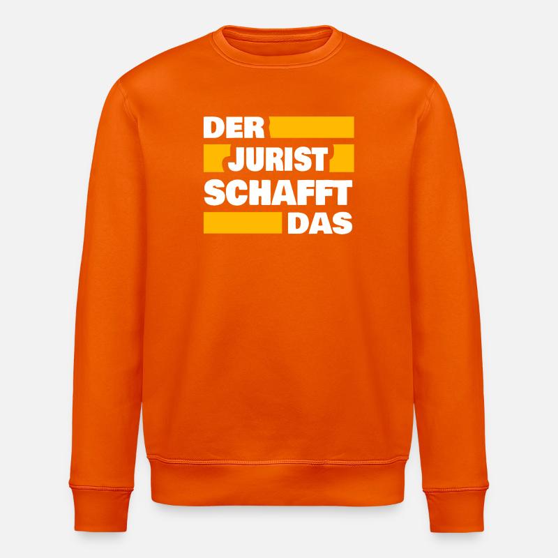 L’avocat comme travail - Sweat bio ROLLER Stanley/Stella Unisexe - orange profond