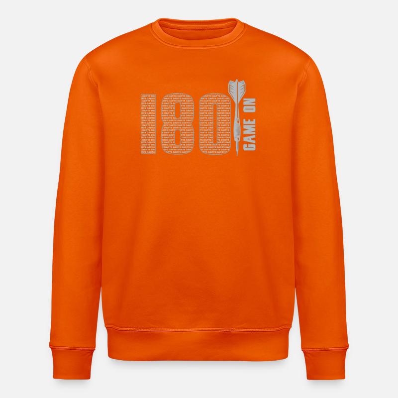 Dart,Darts,180_Game_on - Stanley/Stella Unisex Bio-Sweatshirt ROLLER - Tieforange