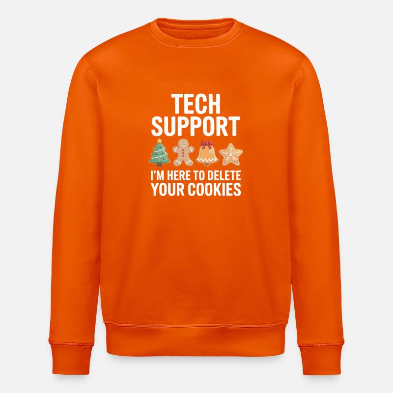 Technische Support-Cookie-Löschung - Stanley/Stella Unisex Bio-Sweatshirt ROLLER - Tieforange