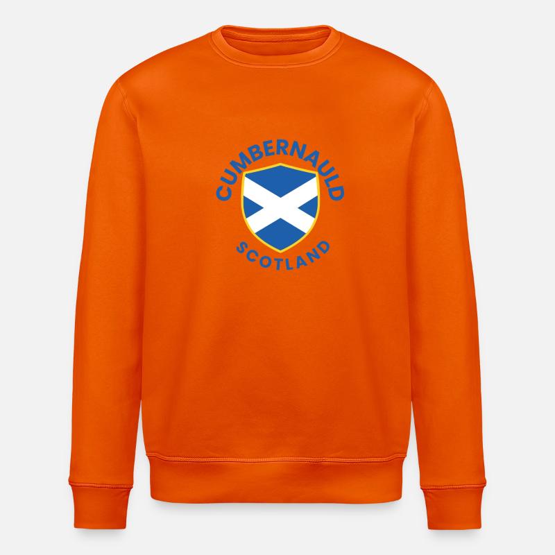 Bouclier écossais de Cumbernauld - Sweat bio ROLLER Stanley/Stella Unisexe - orange profond