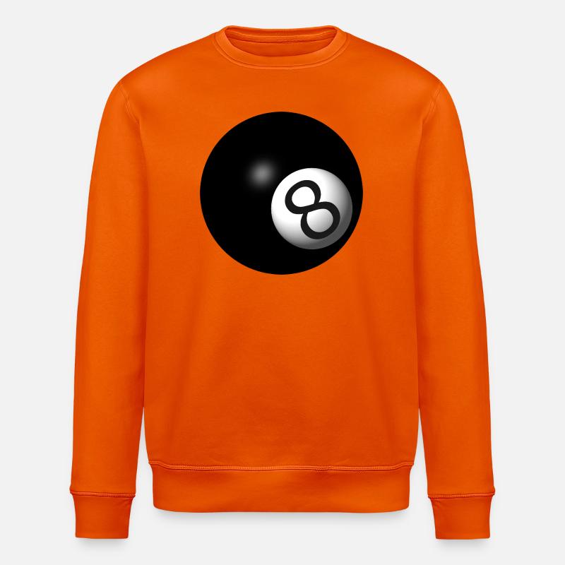 Boule de billard - Sweat bio ROLLER Stanley/Stella Unisexe - orange profond