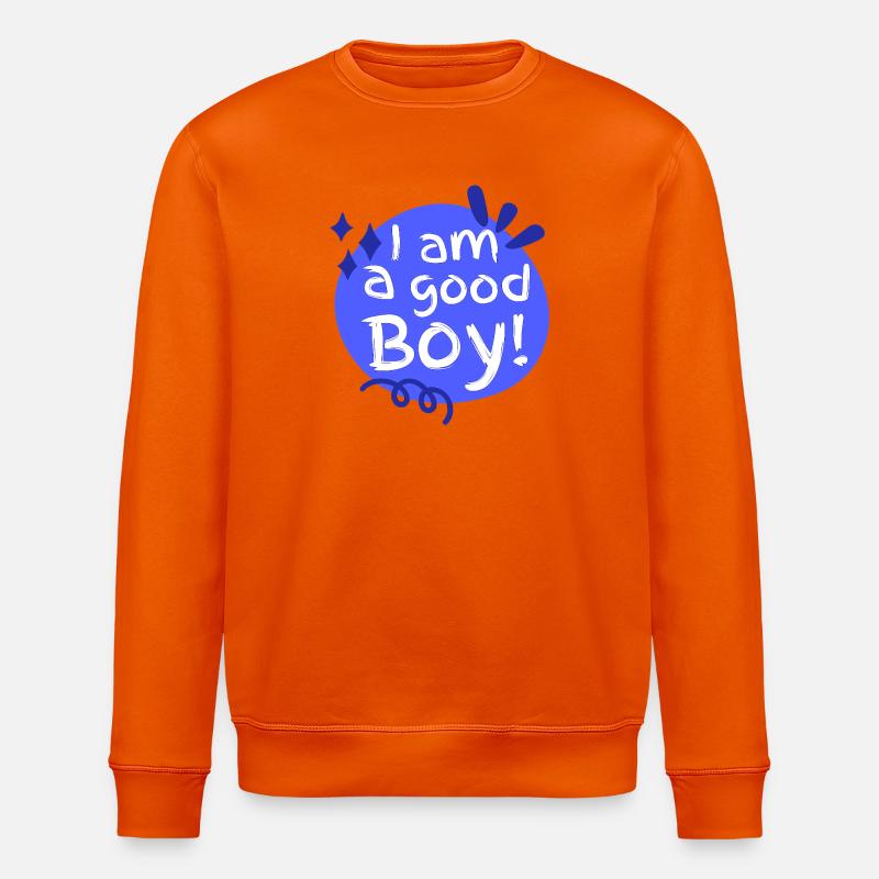 Ich bin ein guter Junge - Stanley/Stella Unisex Bio-Sweatshirt ROLLER - Tieforange