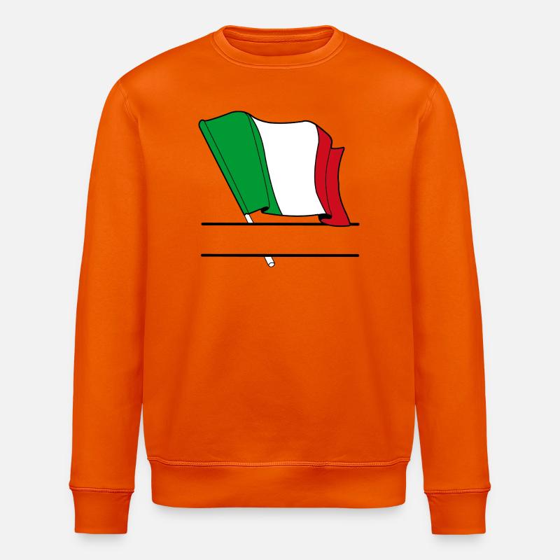 Drapeau italien – Espace de nom - Sweat bio ROLLER Stanley/Stella Unisexe - orange profond