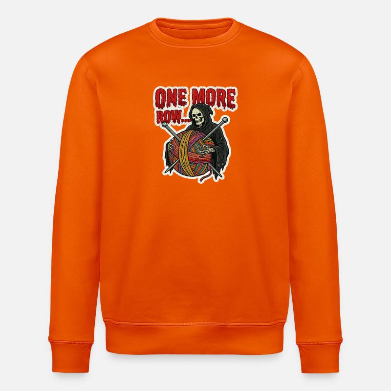 Noch Eine Reihe... Sensenstrick - Stanley/Stella Unisex Bio-Sweatshirt ROLLER - Tieforange