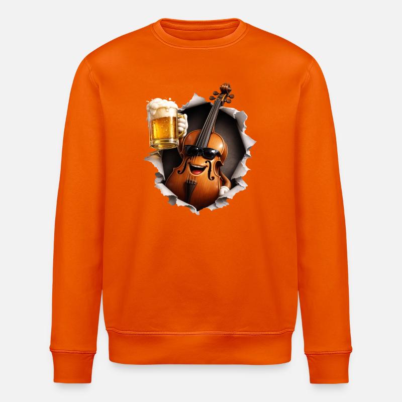 Cello Bier - Stanley/Stella Unisex Bio-Sweatshirt ROLLER - Tieforange