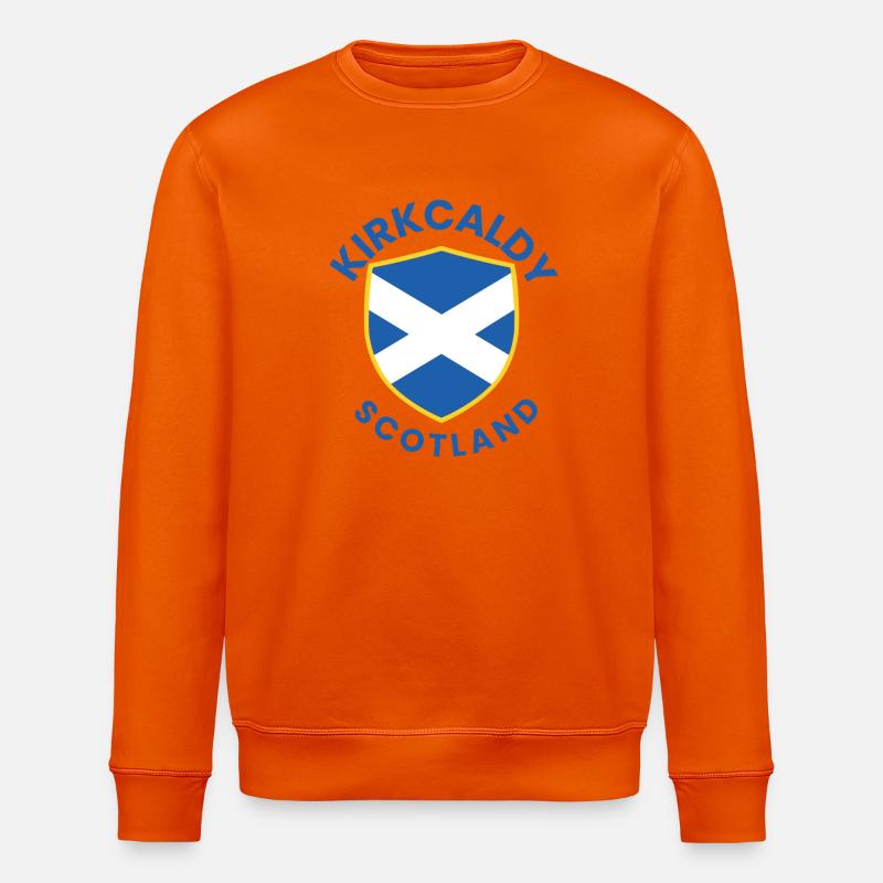 Kirkcaldy Scotland Shield Emblem - Stanley/Stella Unisex Bio-Sweatshirt ROLLER - Tieforange