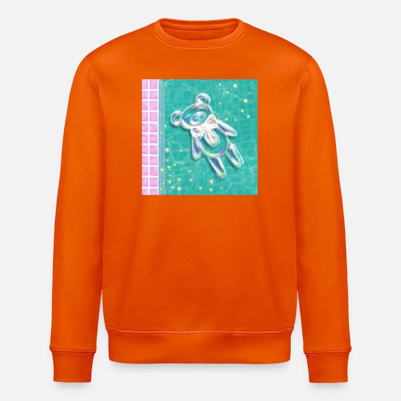 Ourson Bulle Propre - Sweat bio ROLLER Stanley/Stella Unisexe - orange profond