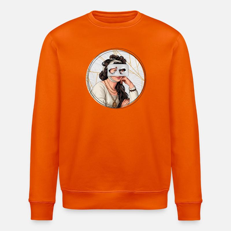 Illustration // Vue à travers la médecine - Sweat bio ROLLER Stanley/Stella Unisexe - orange profond