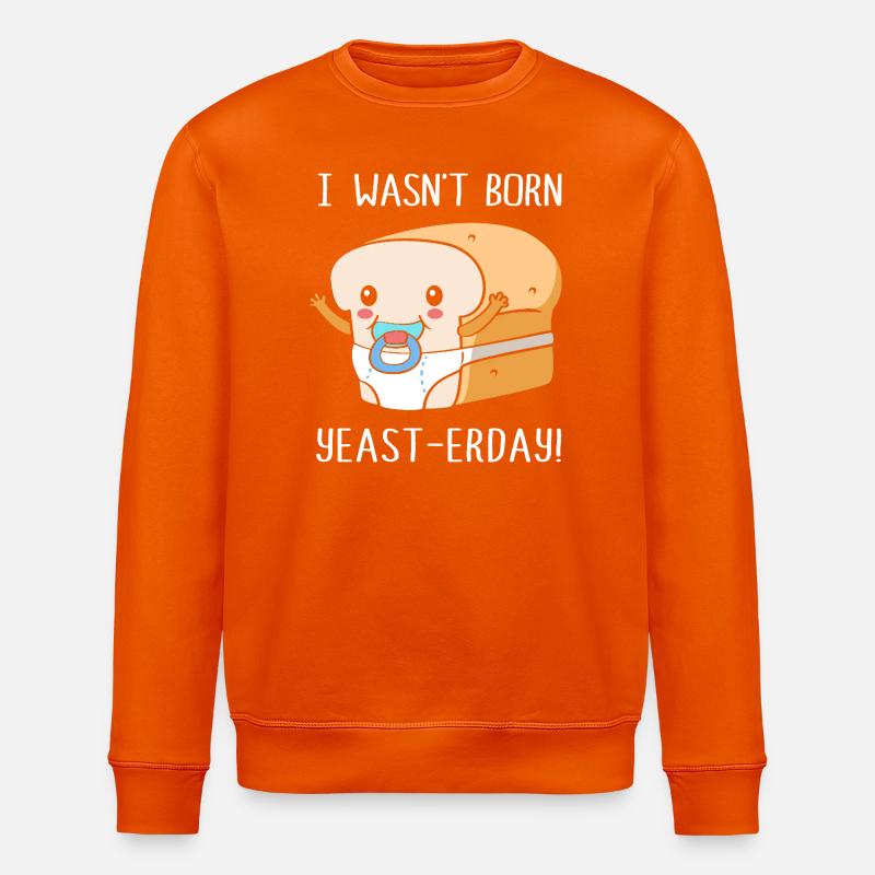 Bäcker Bäckerin Backen - Stanley/Stella Unisex Bio-Sweatshirt ROLLER - Tieforange