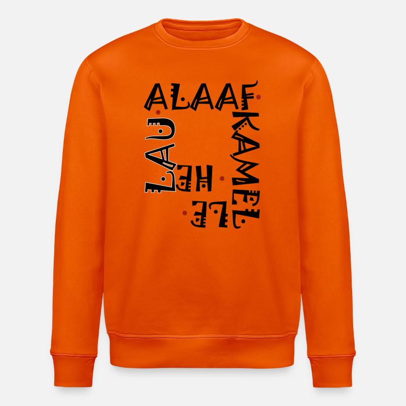 Karneval im Schriftzug - Stanley/Stella Unisex Bio-Sweatshirt ROLLER - Tieforange