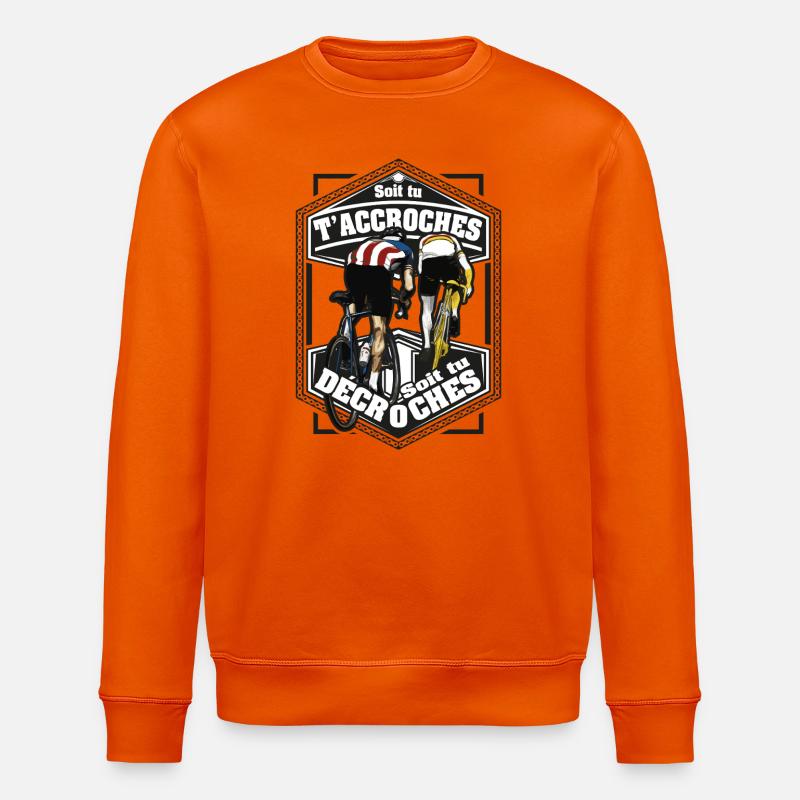 Hooks Hooks Cycling - Stanley/Stella Unisex Bio-Sweatshirt ROLLER - Tieforange