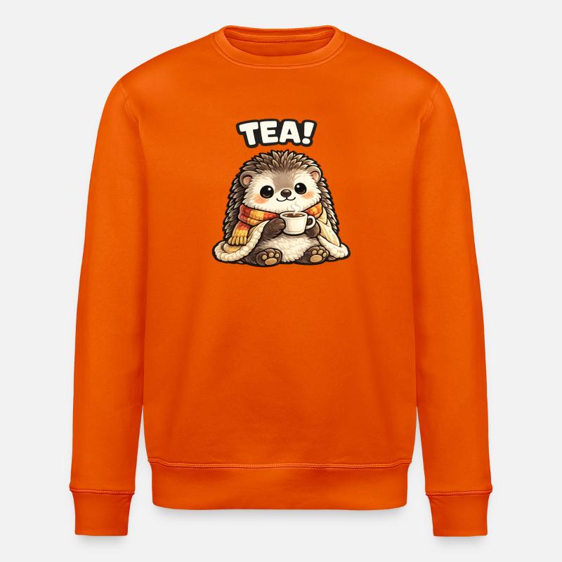 H Hérisson Tee Time Douillet - Sweat bio ROLLER Stanley/Stella Unisexe - orange profond