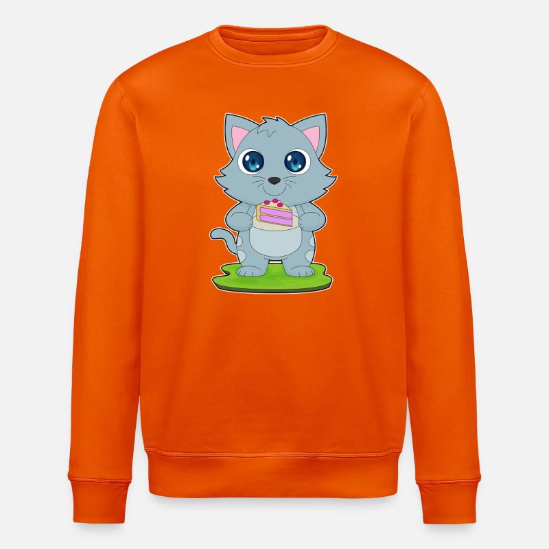 Gâteau au chat - Sweat bio ROLLER Stanley/Stella Unisexe - orange profond